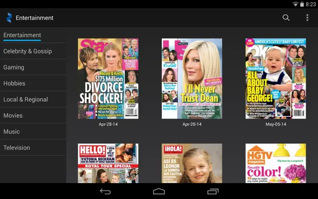 Zinio Digital Magazines android App screenshot 9